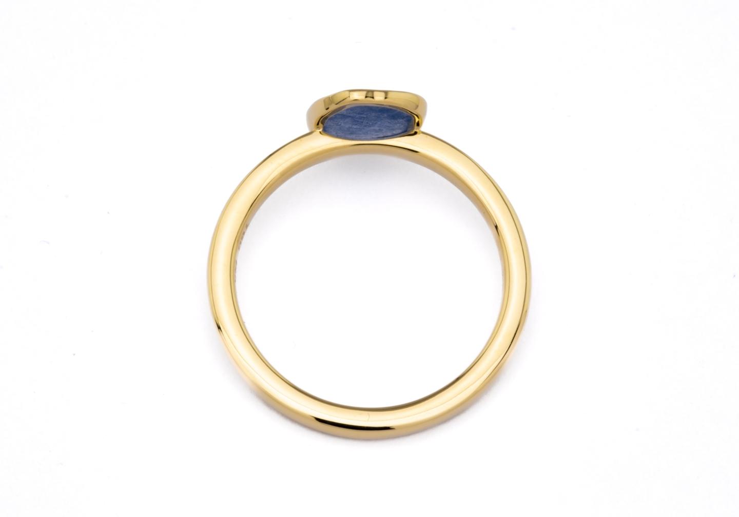 Aurum Bezel Stacker Ring