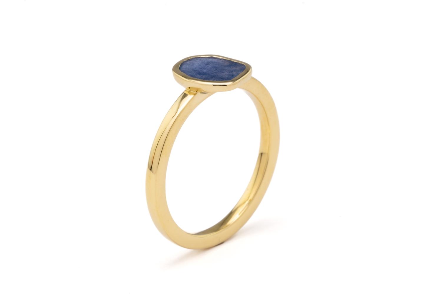 Aurum Bezel Stacker Ring