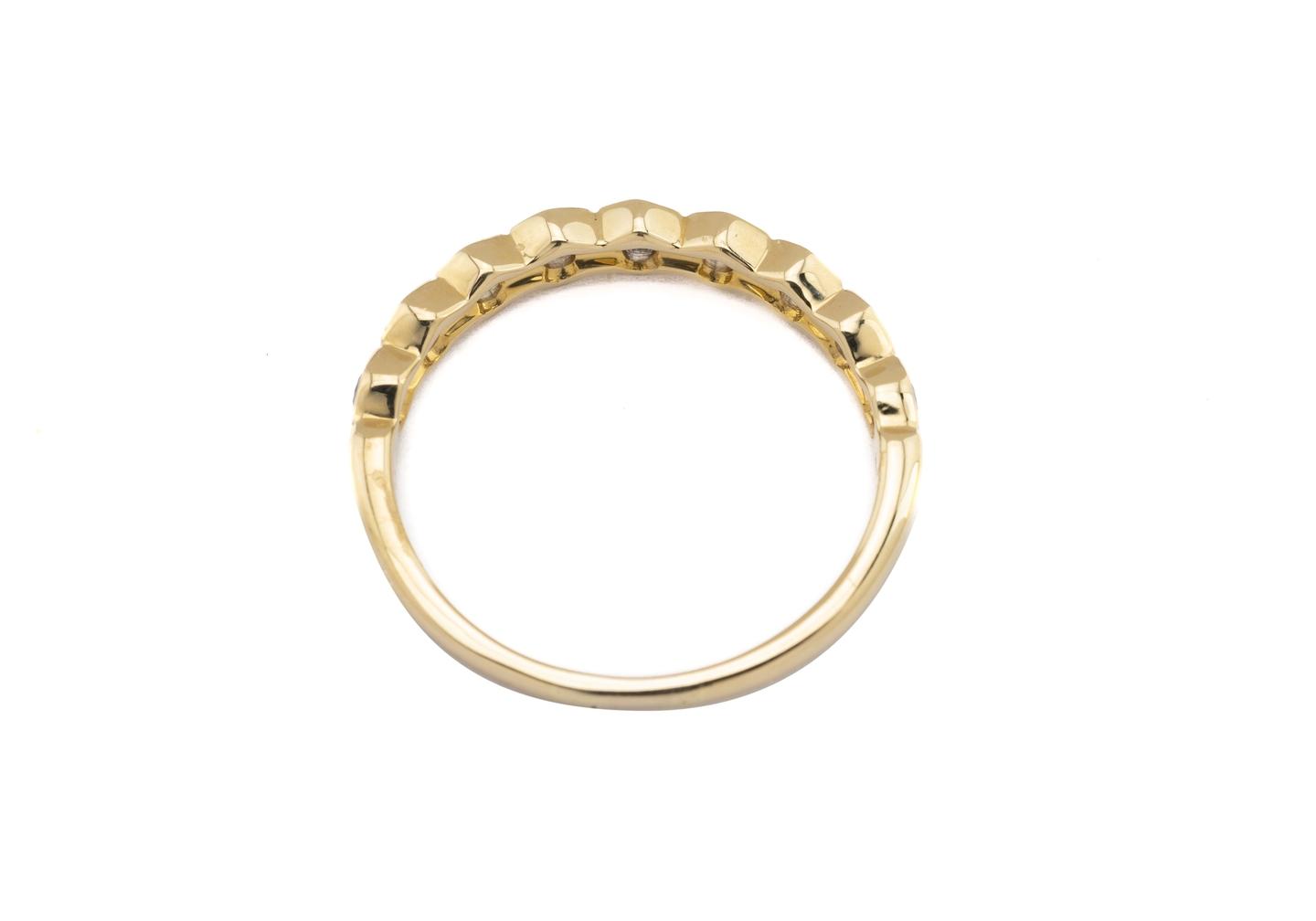 14K Yogo Half-Eternity Band