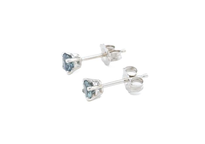 14K Montana Sapphire Stud Earrings