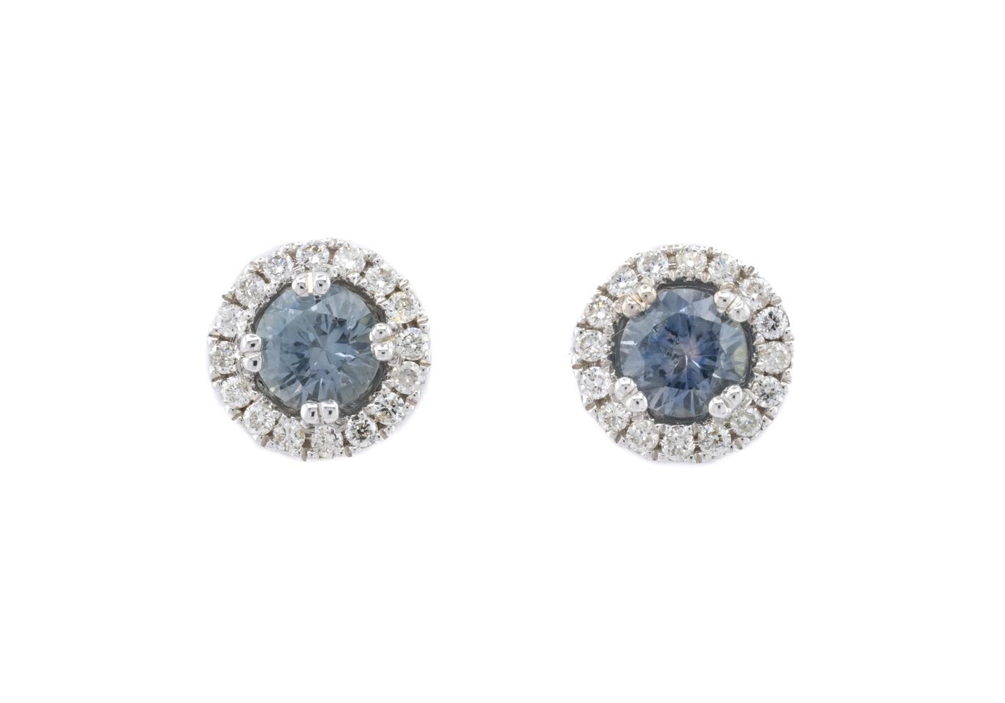 14k MT Sapphire Studs