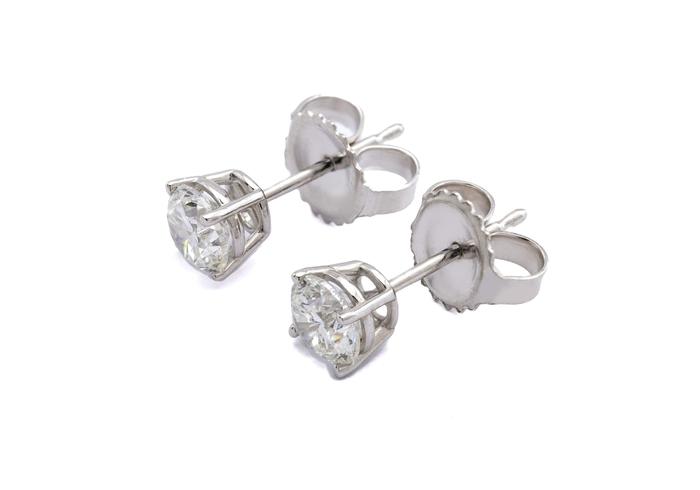 14K Natural Diamond Stud Earrings from 0.5ctw - 2.0ctw