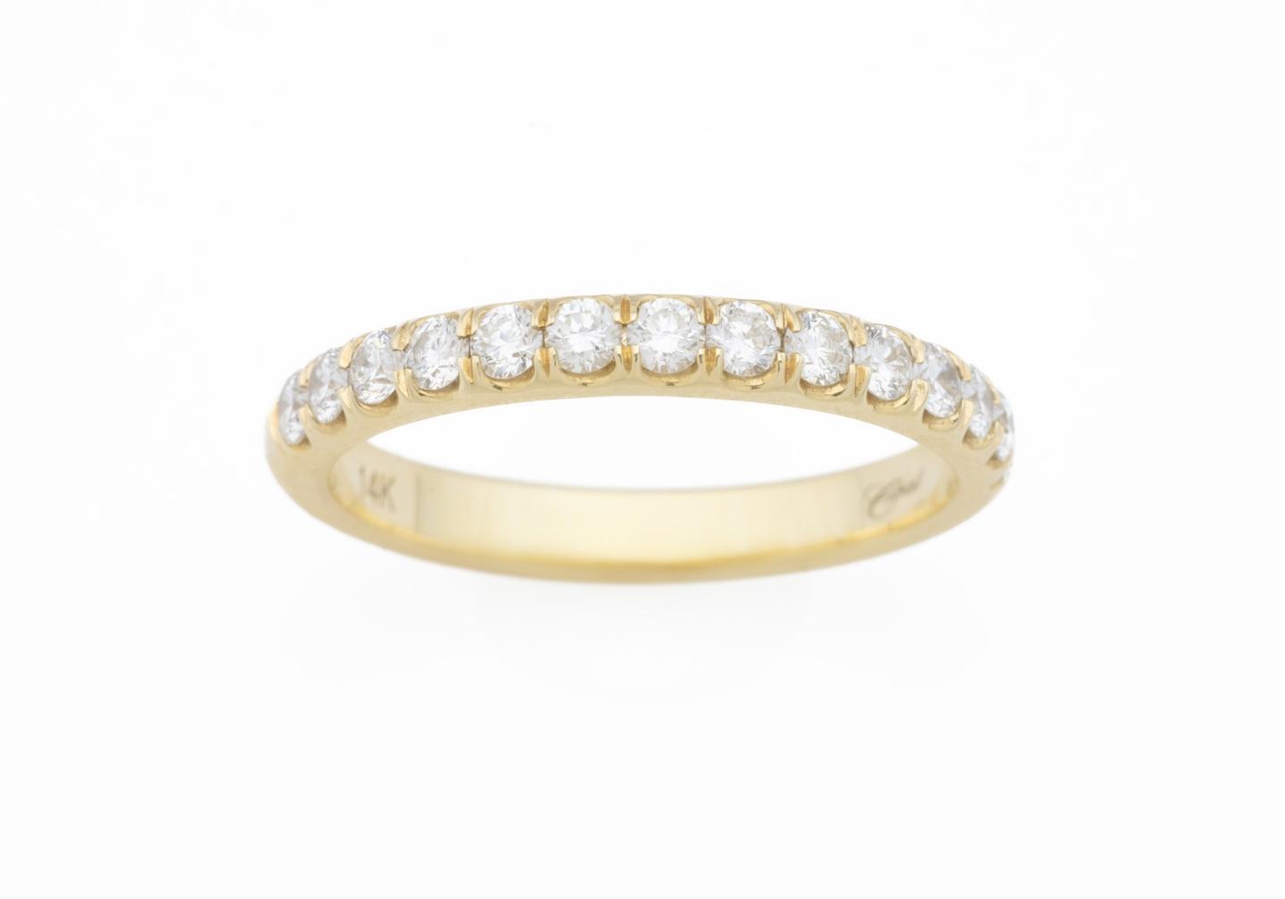 14K Diamond Half-Eternity Band