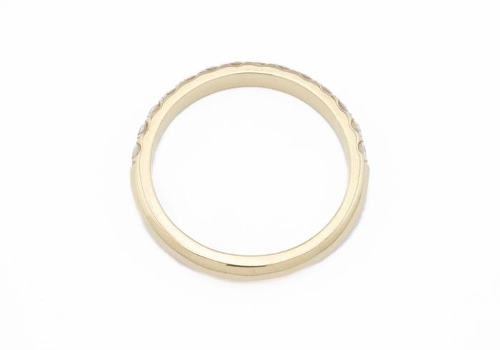 14K Diamond Half-Eternity Band