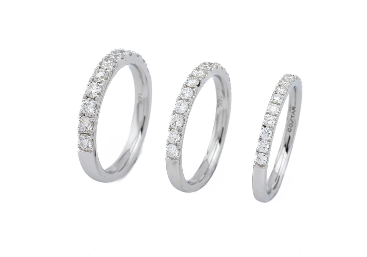 14K Diamond Half-Eternity Band, 0.25ctw - 1.5ctw