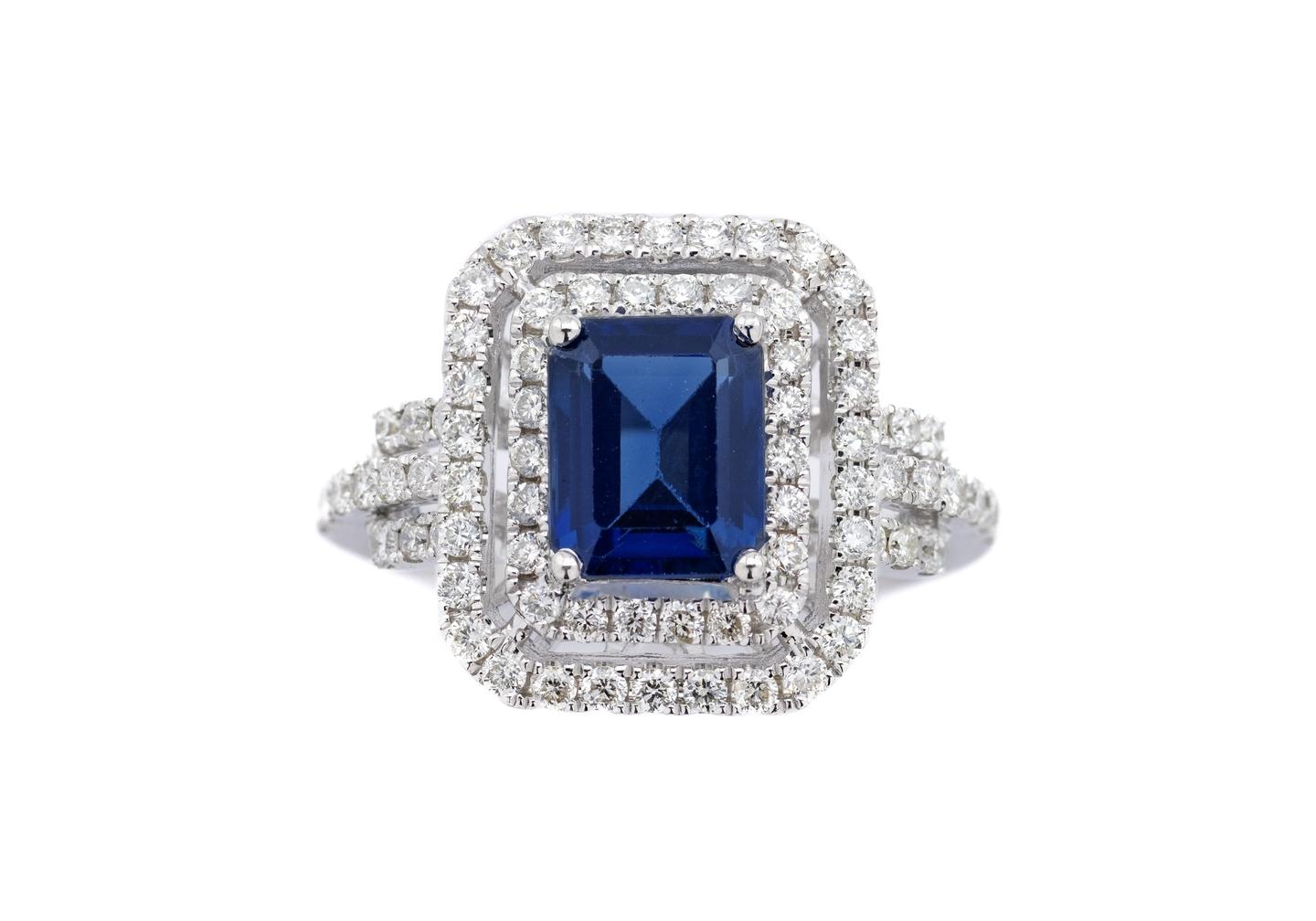 18K Sapphire Ring