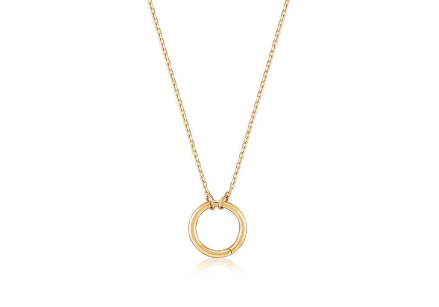 14K Charm Holder Necklace