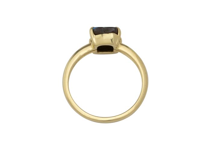 14K Australian Boulder Opal Solitaire