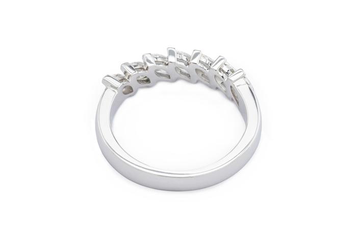 14K Half-Eternity Marquise Cut Diamond Band