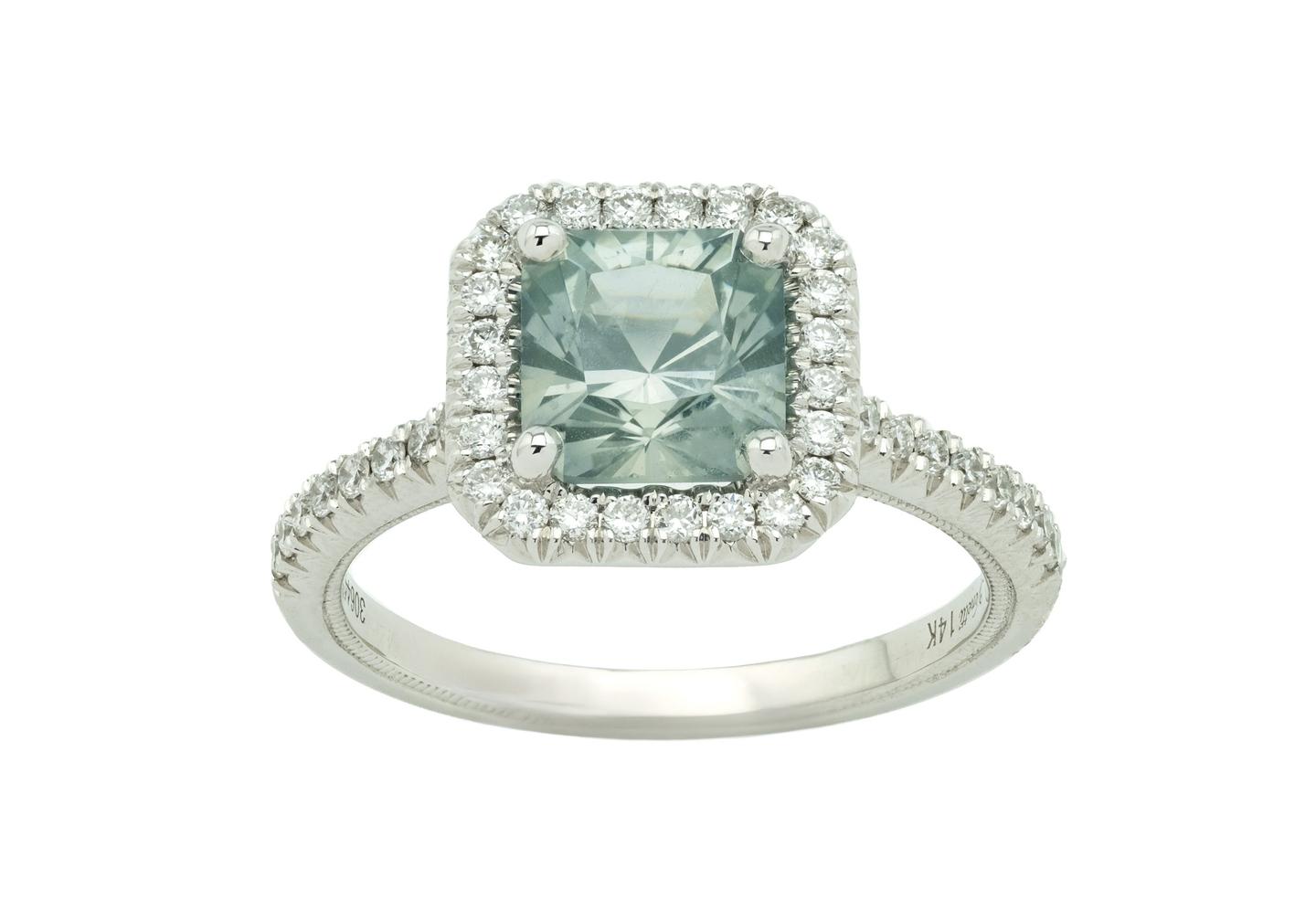 14k Montana Sapphire Ring