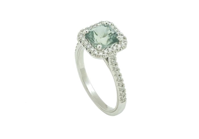 14k Montana Sapphire Ring