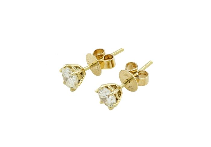 14K 1.16ctw Diamond Stud Earrings