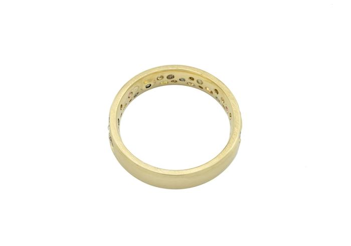 14K Aurum Montana Sapphire Waterfall Band