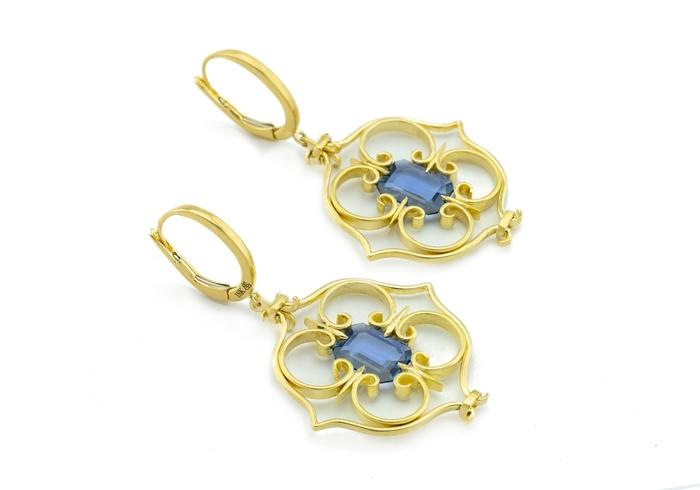 Reverie 14K Filigree Yogo Earrings