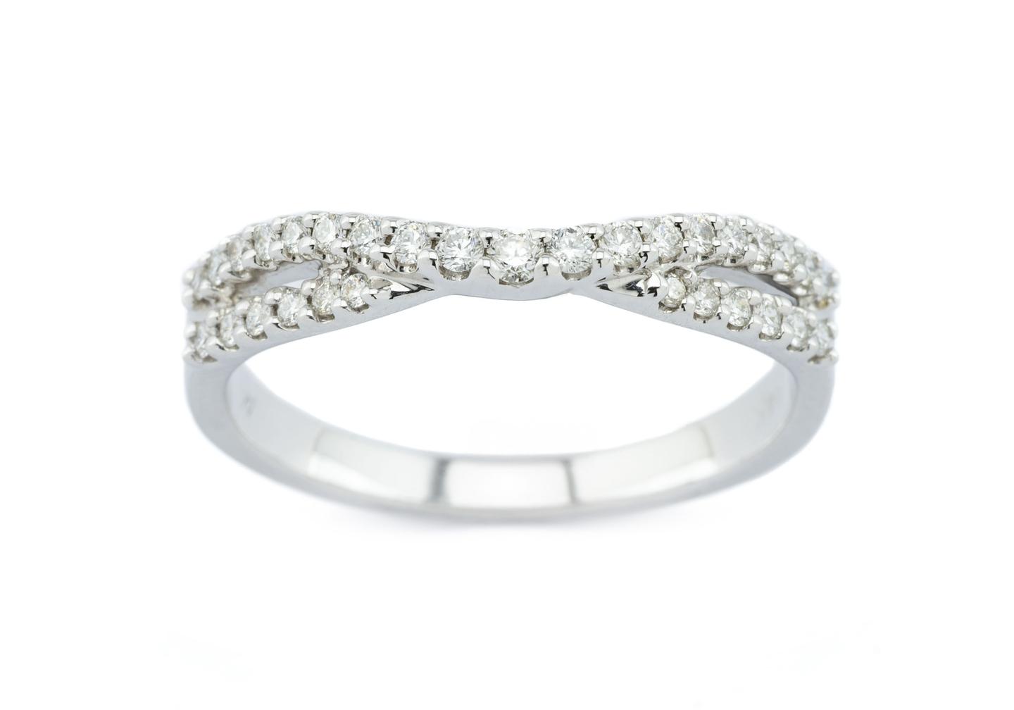 14K Diamond Wedding Band