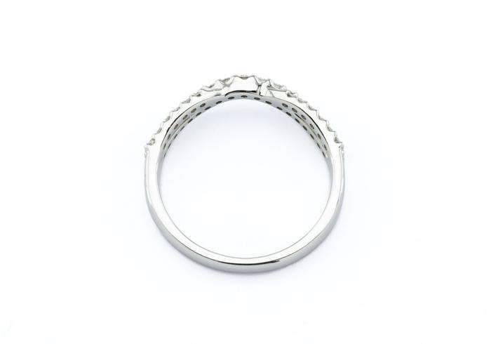 14K Diamond Wedding Band