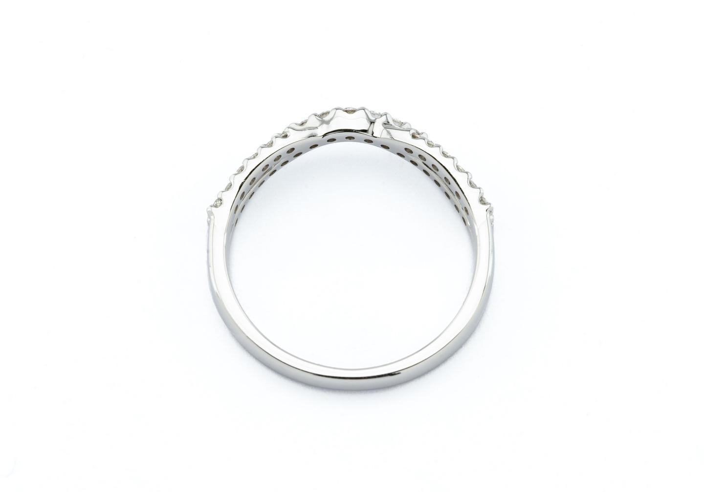 14K Diamond Wedding Band