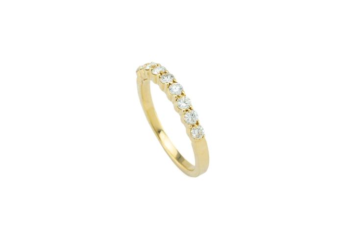 14K Classic Diamond Half-Eternity Band