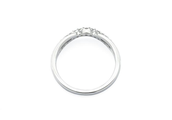 14K Diamond Wedding Band