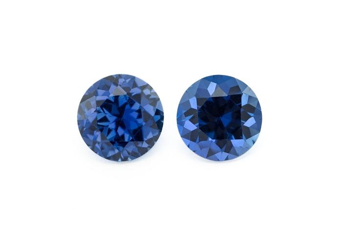2.19ctw Yogo Sapphire Pair
