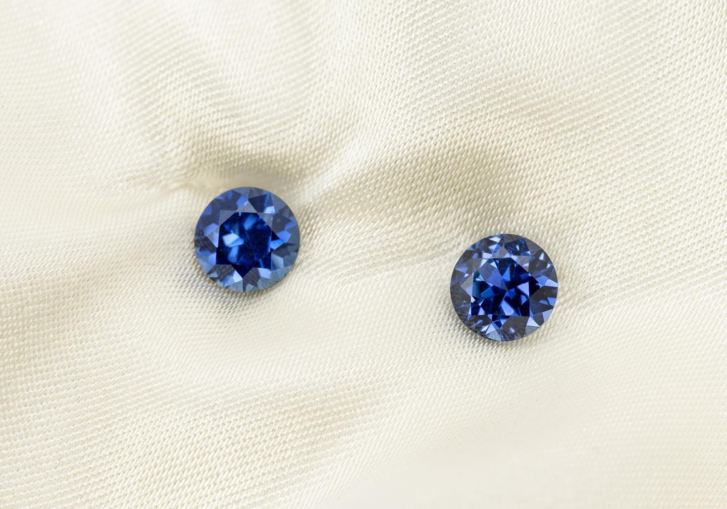 2.19ctw Yogo Sapphire Pair