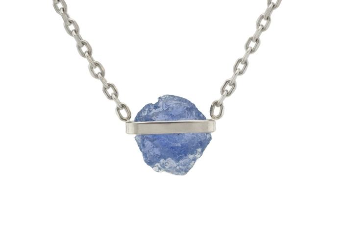 14K Yogo Sapphire Wrap Necklace | Aurum Collection