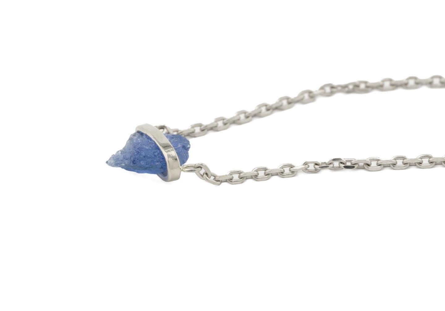 14K Yogo Sapphire Wrap Necklace | Aurum Collection