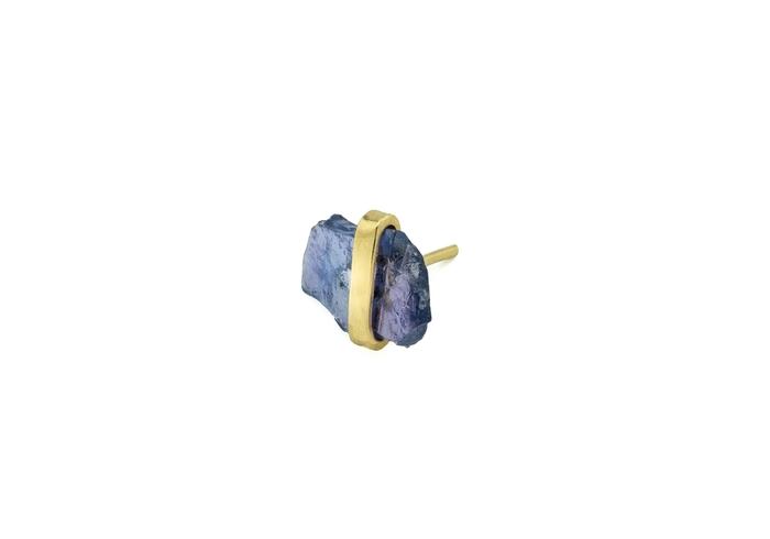 14K Single Yogo Wrapped Stud Earring | Aurum Collection