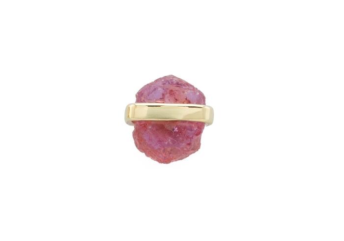 14K Rose Pink Montana Sapphire Single Stud