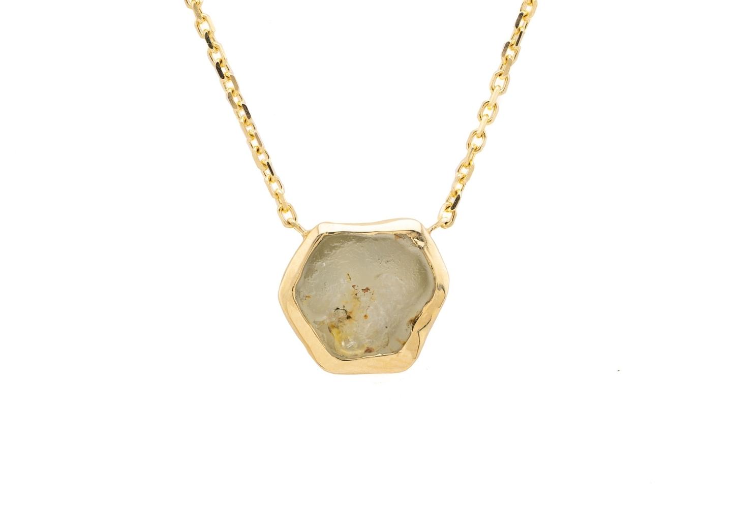 14K Green Montana Sapphire Wrap Necklace | Aurum Collection