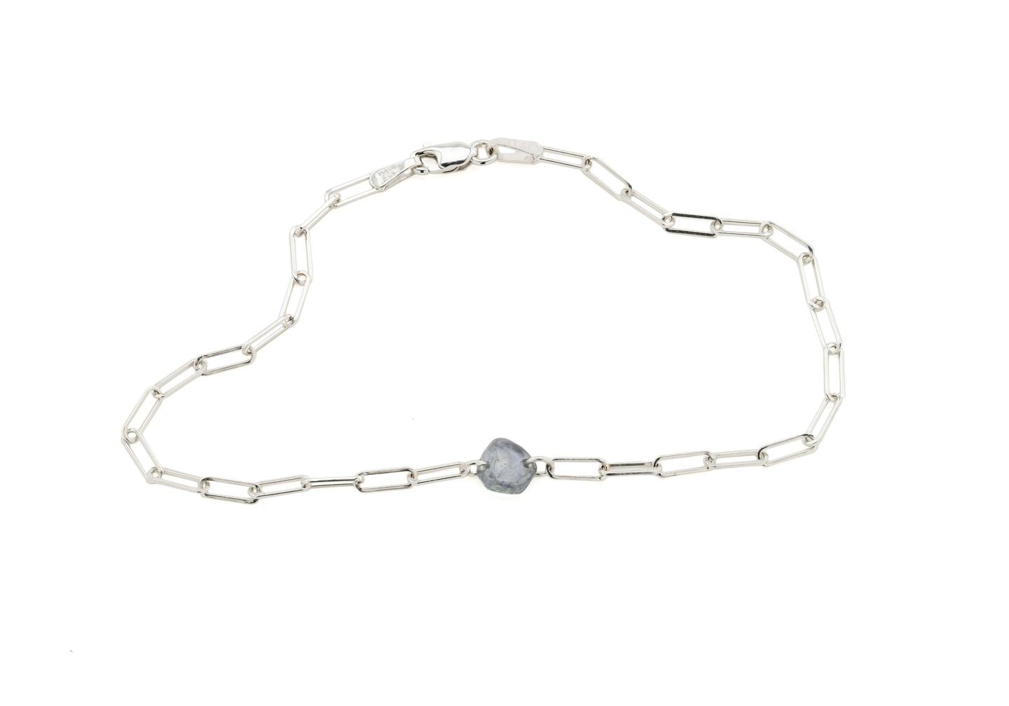 14K Montana Sapphire Charm Bracelet | Imperfectionist Collection