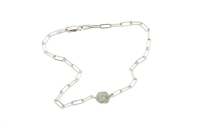 14K Green Montana Sapphire Charm Bracelet