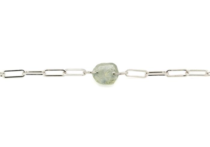 14K Green Montana Sapphire Charm Bracelet