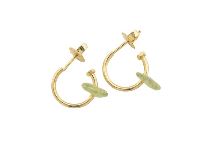 Imperfectionist Tumbled Montana Sapphire Hoops