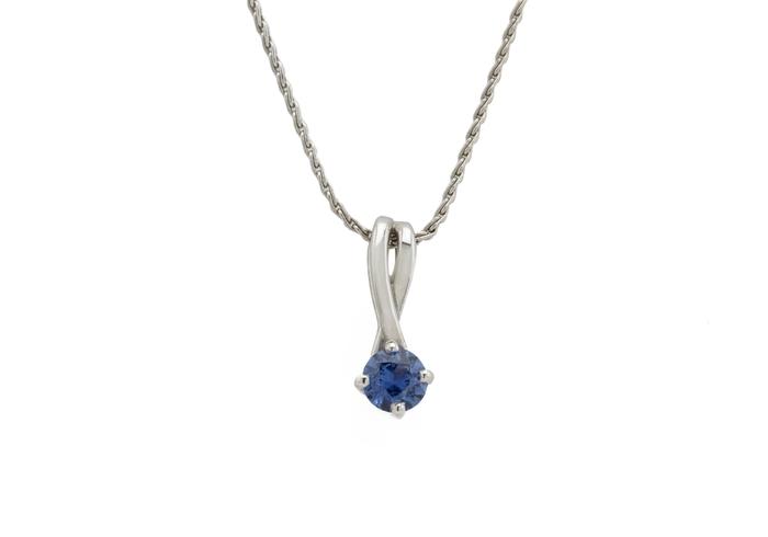 14K Yogo Sapphire Classic Necklace