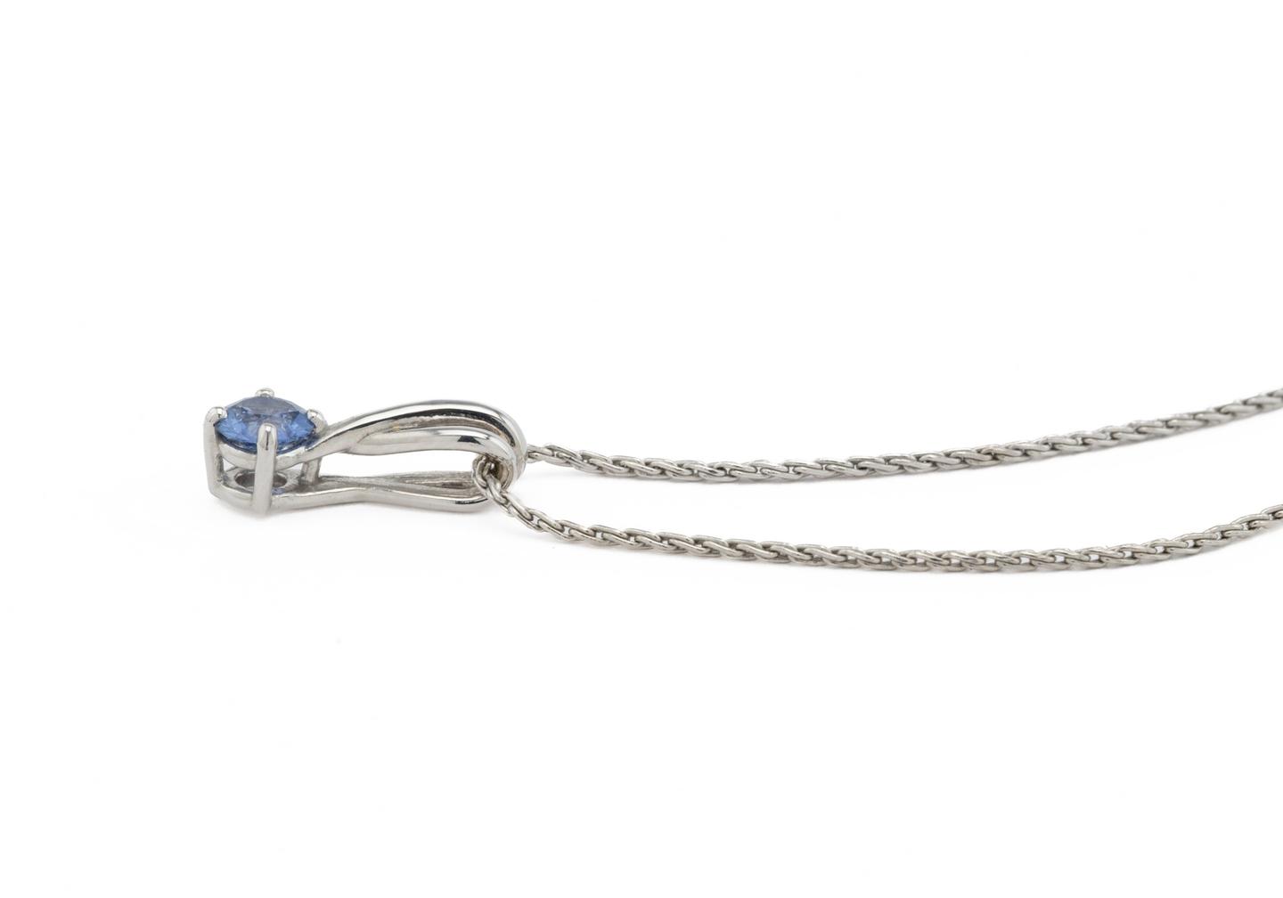 14K Yogo Sapphire Classic Necklace