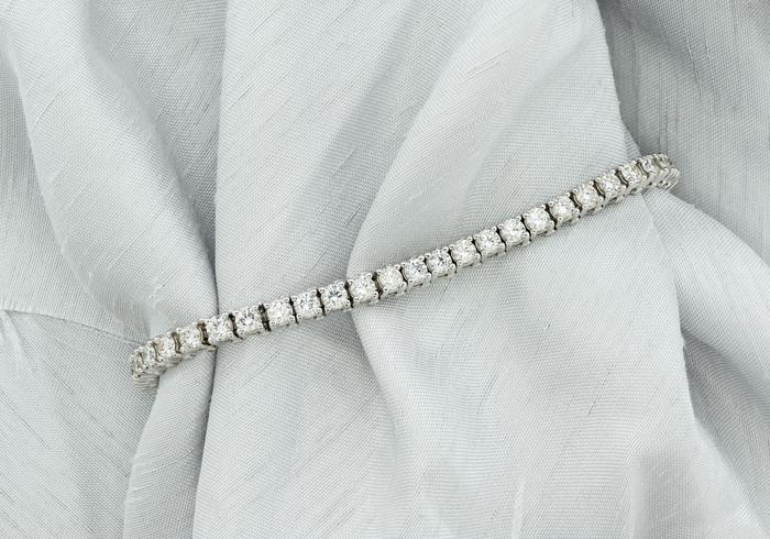 14K 5.00ctw Diamond Tennis Bracelet