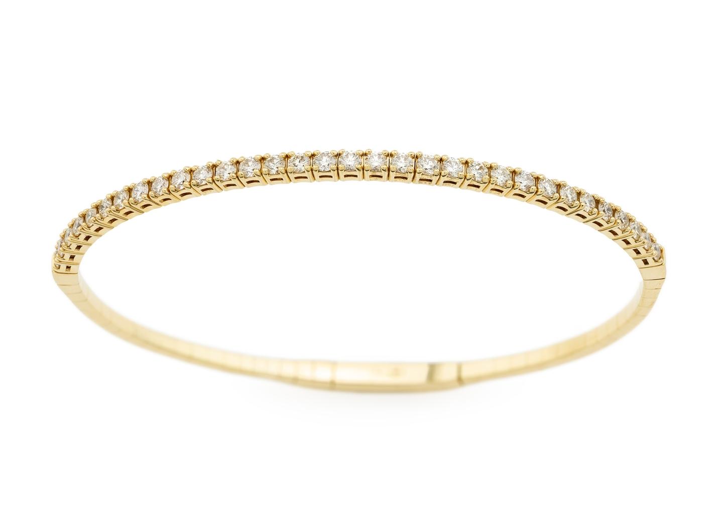 14K Flexi Diamond Tennis Bracelet