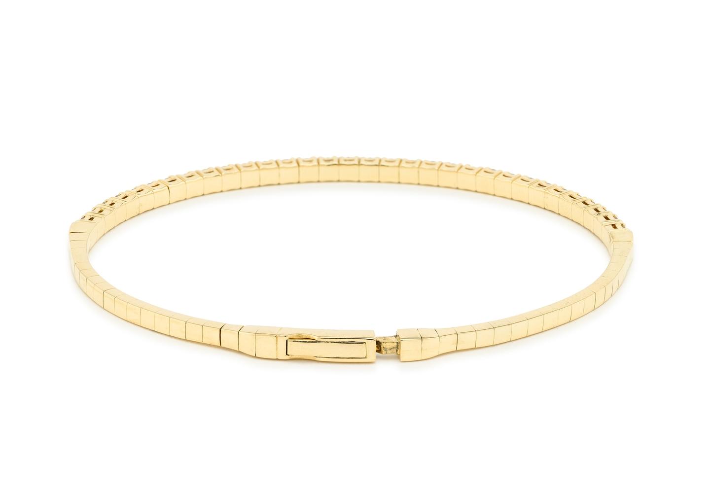 14K Flexi Diamond Tennis Bracelet