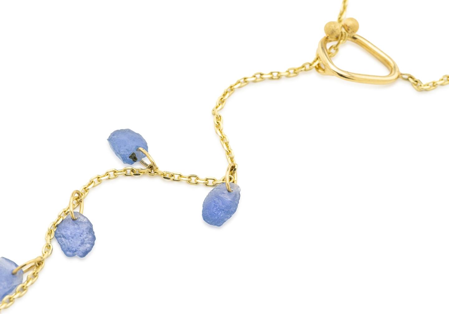 14K Imperfectionist Lariat Necklace