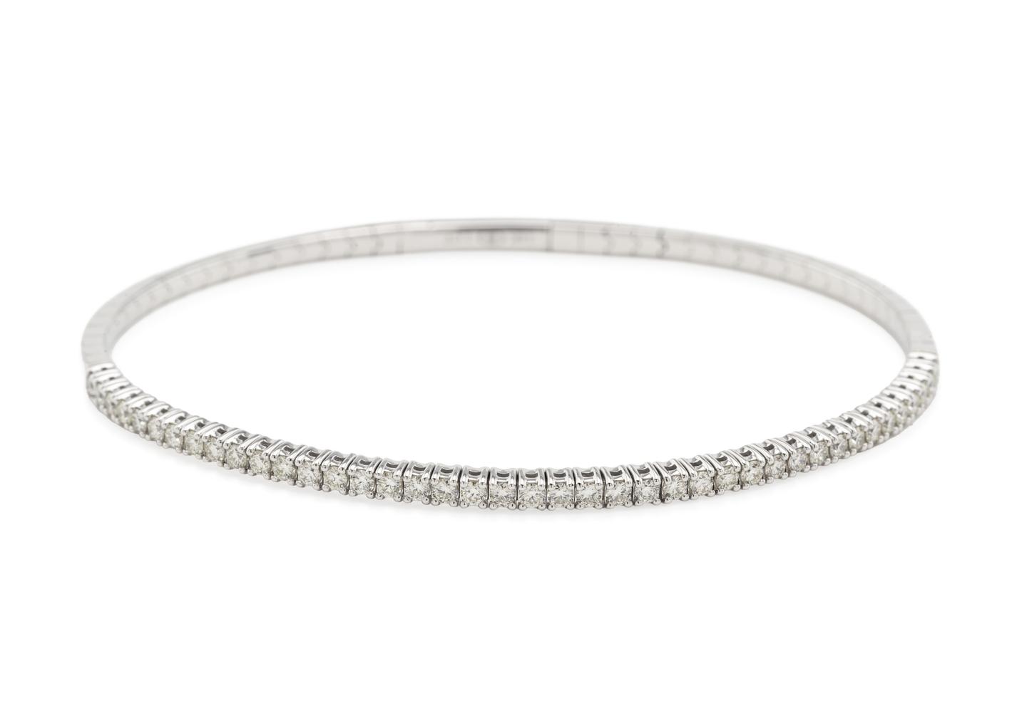14K Flexi Diamond Tennis Bracelet