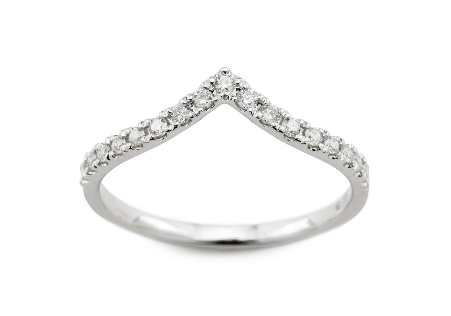 14K Diamond Tiara Band