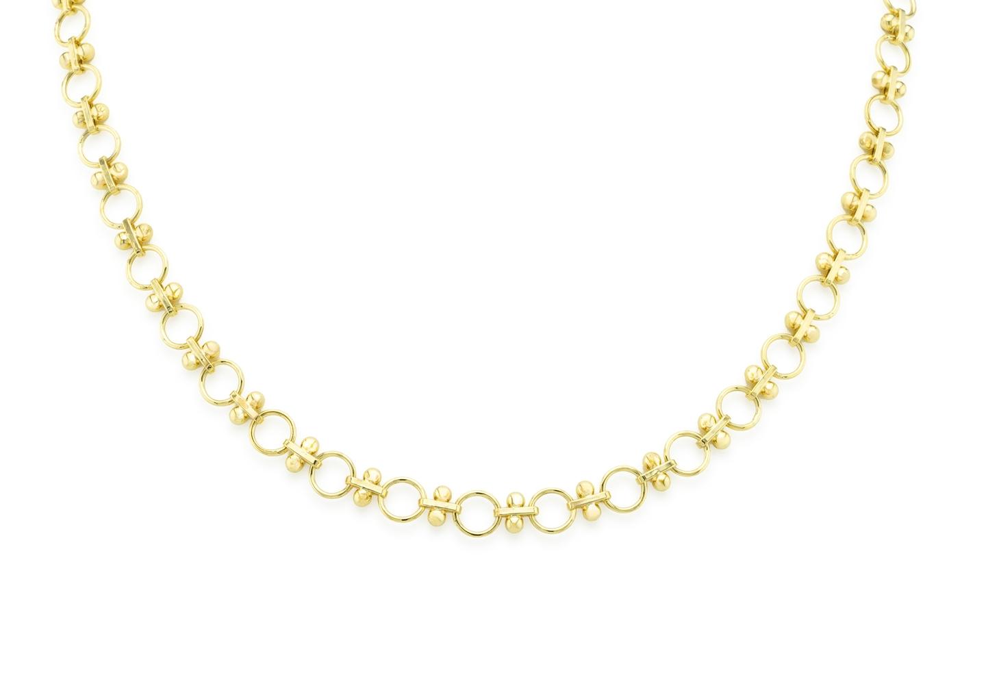 14K Modern Chain Necklace 