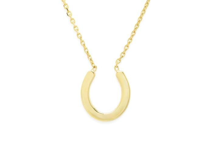14K Lucky Horseshoe Necklace