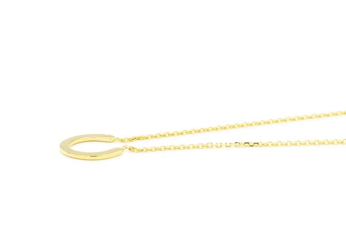 14K Lucky Horseshoe Necklace