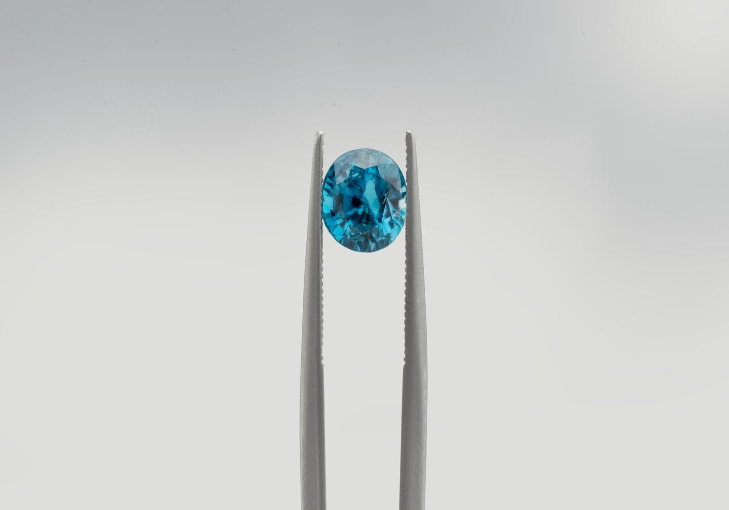 3.55ct Blue Zircon