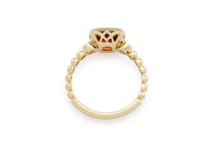 14K Garnet and Diamond Ring