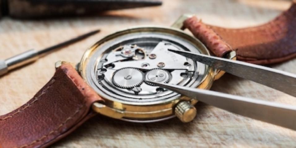 Watch repair services.